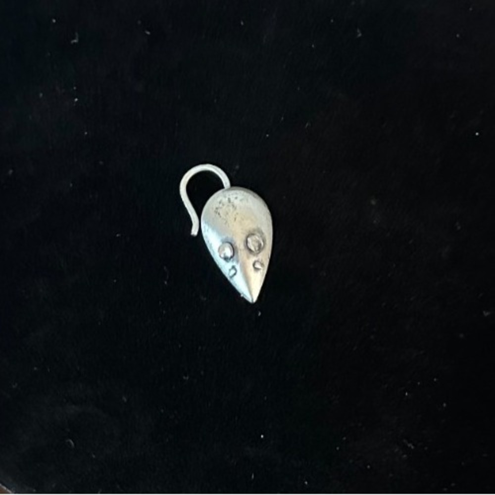 Vintage Sterling Silver Mouse Pin Marked Beau Sterling 1.8 Grams